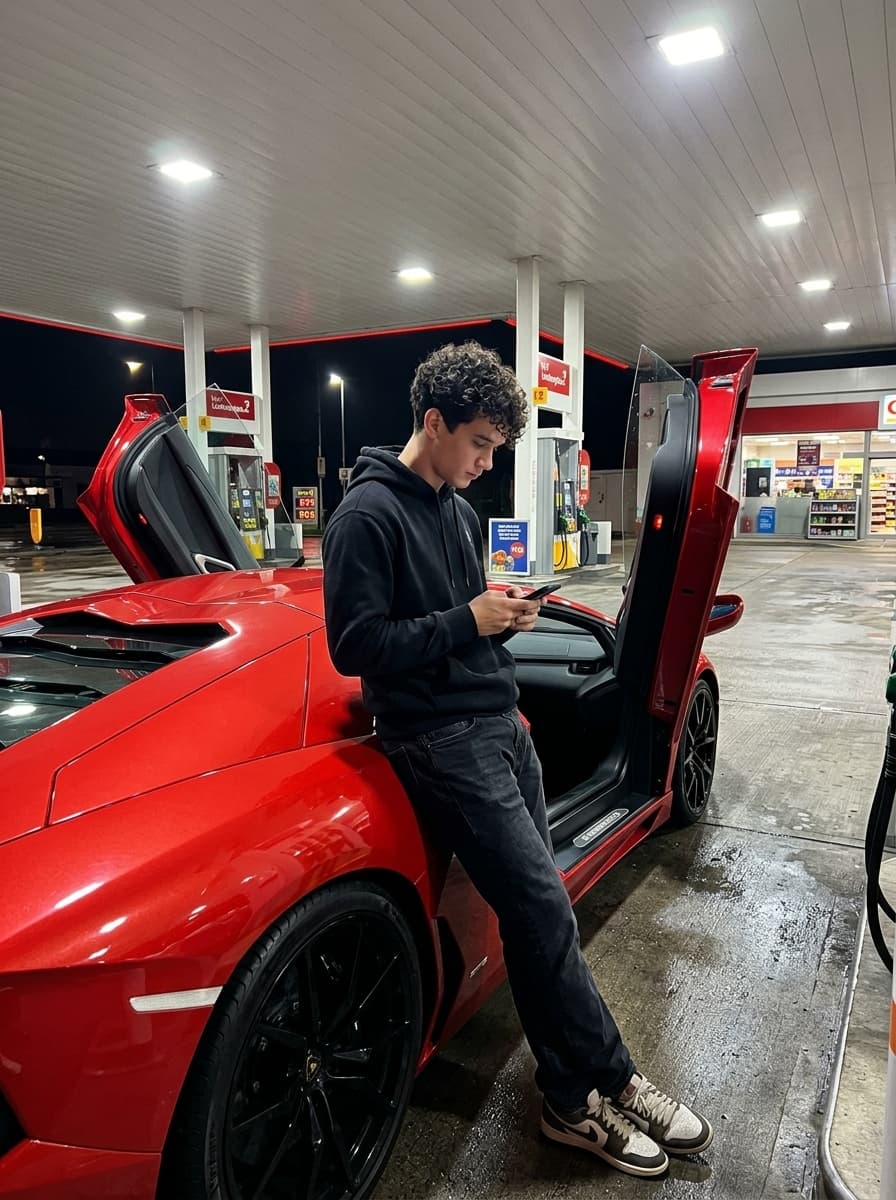 Lambo Gas Station